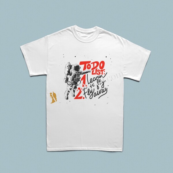 To do list astronot erkek tshirt - 1