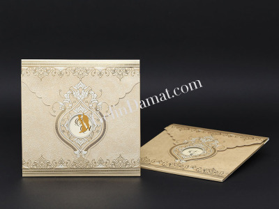 Zarif Desenli Davetiye - GD2005 - Gelin Damat